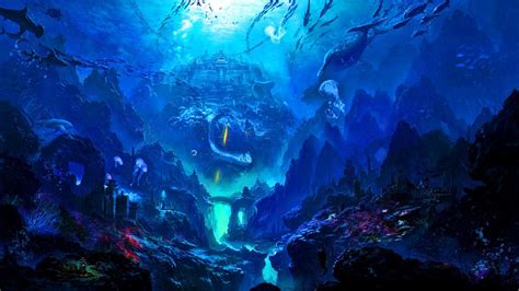 Magical underwater treasure